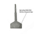 3" x 6.5" Concrete Tile Thinset Scaling Chisel, SDS-Plus Shank Flat Wide Chisel Bit