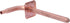 SharkBite 1/2 Inch Crimp Copper Stub Out Elbow with 4 Inch x 8 Inch Bracket, Plumbing Fittings for PEX Pipe