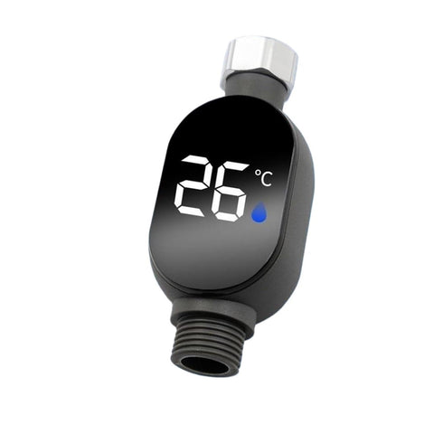 GANGSUQD Shower Water Temperature, LED Shower Temperature Gauge Led Digital Display Instant-Read for