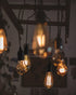 5.9ft 360W E26/E27 3-Pack Extension Hanging Lantern Cord Cable, HESSION Lamp Cord -MAX - On/Off Switch Black Pendant