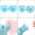 Tape Dispenser Mini Tape Cutter, Heart Tape Cutter Box Case Dispenser, Tapes Included for Arts, Home, School, Pack of 2