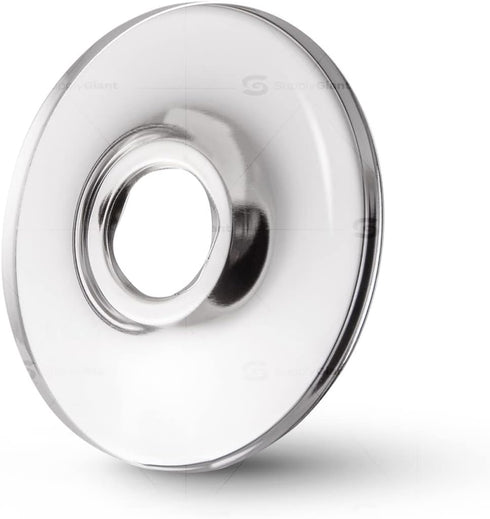 F-25350-25 3/8 inch IPS Sure Grip Flange Escutcheon Plate for Steel Tubing, Shallow, Chrome (Pack of 25)