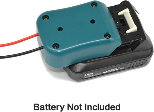 Adapter for Makita Battery 12V MAX, Power Wheels Adapter Dock, Battery Holder Wall Mount (Battery not Included)