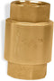 One Way Check Valve 1/2" Female Backflow Preventer, Brass Float for Plumbing Water Boiler Heating