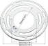 4Inches Universal Light Fixture Mounting Bracket, 8 Sets 4" Circle Mounting Bracket for Wall Light, Chandelier