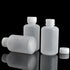 50Pcs 60ml 2oz PE Plastic Empty Small Mouth Graduated Lab Chemical Container Reagent Bottles for Liquid Storage