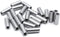 Sscon 25Pcs M4x16mm Round Coupling Nuts, 304 Stainless Steel Fasteners for Rod Bar Stud
