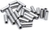 Sscon 25Pcs M4x16mm Round Coupling Nuts, 304 Stainless Steel Fasteners for Rod Bar Stud