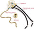 Zing Ear ZE-109 Ceiling Fan Light Switch, On-Off Speed Beaded Pull Chain Extension for Hunter Ceiling Fans