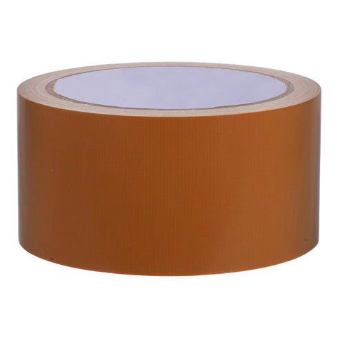 EXCEART Cloth-Based Tape, 5Cm X 13M Brown Duct Tape for Heavy Duty Sealing, Waterproof and Insulation
