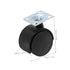 4pcs PRETYZOOM Furniture Casters Kit Rolling Wheels for Moving Heavy Furniture Table Sofa Bedside Cabinet Silent Easy