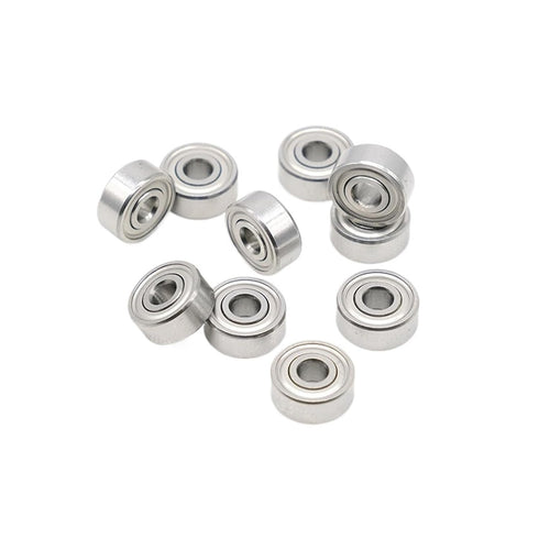 GTHZMNQBDP 10PCS R2ZZ 3.175X9.525X3.967 mm Deep Groove Ball Bearings Chrome Steel Material for Toy Motor Small