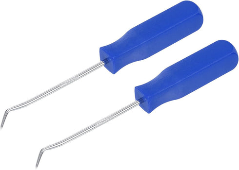 2 Pack 45 Degree Picks, Oil Seal Gasket Precision Screwdriver Puller Remover, Durable for Engine Blocks (142mm, Blue)