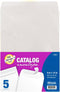 BAZIC 9x12 Self-Seal White Catalog Mailing Envelope, Safe Quick Closure Envelope, No Window, Adhesive Peel Seal (5/Pack) by BAZIC Products