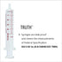 Truth Laboratory Glass Syringe, 5ml Glass Tip (01-08-01-05)