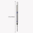 Monteverde Capless Gel Ballpoint Refill, Fine Point, Blue Black - 2 per Pack, Fits Parker Ballpoint Pens (P422BB)