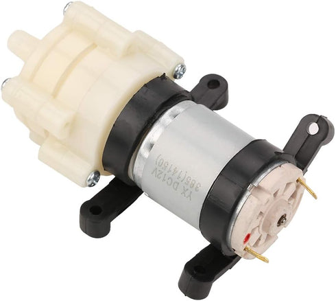 12V Mini Electric Diaphragm Pump, 1.5-2L/min Water Pressure Pump for Tea Machines and Aquariums