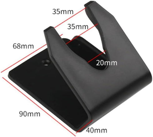 mkki Barcode Scanner Holder, Barcode Scanning Bar-Code Reader Holder Rack Bracket Wall Mount Fit for Most Scanner