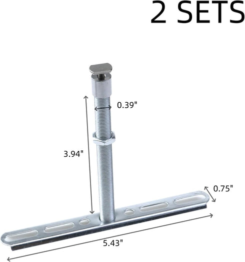 Pendant Lighting Adjustable Crossbar Kit, Iron Light Fixture Mounting Bracket Wall Crossbar Plate M10