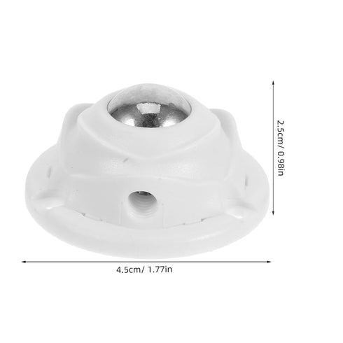 8pcs HOMSFOU Universal Heavy-Duty Swivel Caster Wheels with Brake Pad, Thickened Self-Adhesive Stick-on Furniture