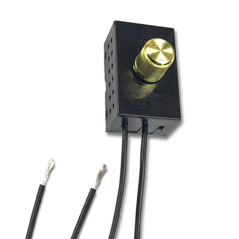 Lights Switch Dimmer Rotary 300W 120VAC for ZE-03A Zing Ear, Brass Knob, Durable Control Repair Kits