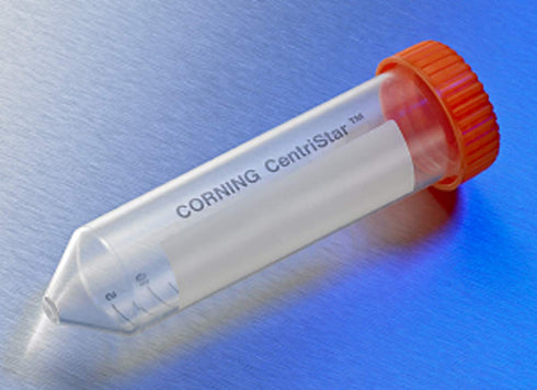 Corning 4558 Polypropylene Conical Bottom Centrifuge Tube, Sterile, 50mL Capacity, Pack of 25
