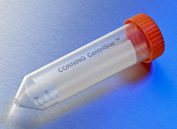 Corning 4558 Polypropylene Conical Bottom Centrifuge Tube, Sterile, 50mL Capacity, Pack of 25