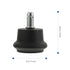 5pcs Office Chair Wheels Swivel Caster Rollers Circlip Stem Insert for Furniture Casters Replacement for Office Chairs