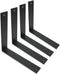 WINKER Shelf Bracket 8 Inch 8 Inchx8 Inchx1.5 Inch Heavy Duty Black Brackets