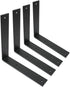 WINKER Shelf Bracket 8 Inch 8 Inchx8 Inchx1.5 Inch Heavy Duty Black Brackets