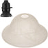 ZALIR Glass Lamp Shade Replacement with Marble Veins, Shade Replacement for Torchiere Lamp,