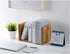 Rack,Countertop Bamboo Desktop Bookshelf Adjustable Storage Organizer Display Shelf Platforms, Book Stands Shelves