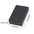 Zulkit 5Pcs Project Boxes, ABS Plastic Electrical Project Case Power Junction Box, Black 3.62 x 2.28 x 0.91 inch