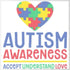 Autism Awareness Pens and Sticky Note Pads 12 Piece Bundle (Autism Sticky Notes Style 1)
