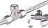 Beduan Pneumatic Stainless Steel 3/8” Compression Fittings Tee Let-Lok Adapter