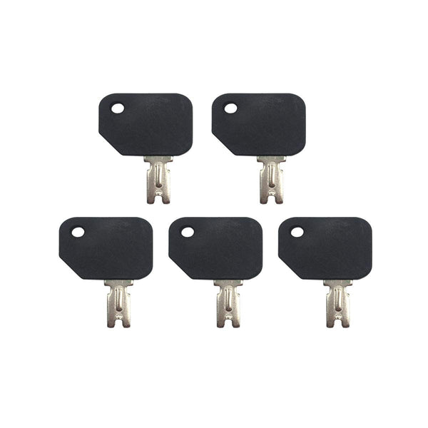 5 PCS Black Push Button Forklift Key - 186304 166 1430