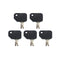 5 PCS Black Push Button Forklift Key - 186304 166 1430