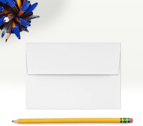 LUXPaper 4Bar A1 Invitation Envelopes, Peel & Press, 3 5/8" x 5 1/8", White, 250 Qty