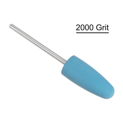 10pcs Rubber Polishing Bit, Silicone Buffing Wheels 2000 Grit for Electric Grinder Rotary Tool