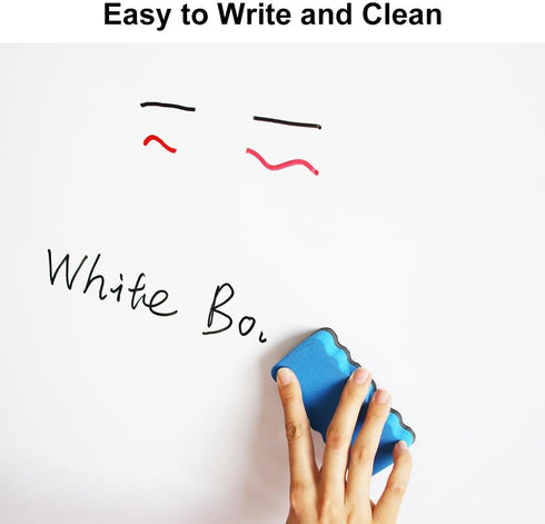 DEVELOP Magnetic White Board – 24 x 36 Inch Dry Erase Board with Aluminum Frame for Home, Office, School