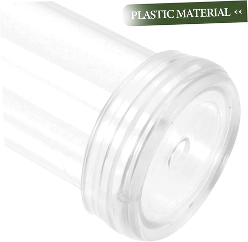 50-Pack Plastic Floral Tubes for Fresh Flower Arrangements - Ideal for Carnations