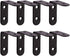 Corner Bracket Shelf Bracket,Heavy Duty Black Stainless Steel L Corner Brace,Right Joint