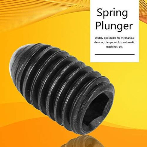 10pcs M8 Carbon Steel Ball Screws, Spring Plunger Set | Hexagonal Socket Ball Plunger M8 * 12 (M812) Screws