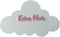 Custom Cloud Shaped Wall Light Baby Name Night Lamp Unique Gift for