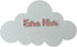 BugyBagy Personalized Cloud Wall Lamp Hand-Painted Wooden Night Light with Custom Name Nursery Wall Decor for Baby