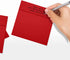 LUXPaper Square Invitation Envelopes, Peel & Press, 5 1/2" x 5 1/2", Ruby Red, 50 Qty