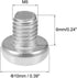 uxcell M5x6mm Machine Screws - Phillips Cross Pan Head Screw, 304 Stainless Steel Fasteners, 20Pcs