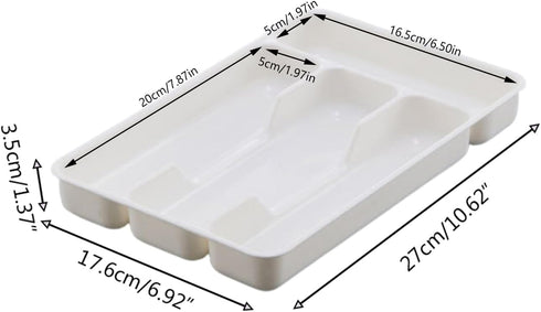cunueae Kitchen Tool Drawer Organizer Tray, Spoon And Fork Storage Tray, Cutlery Divider Storage Bag, Cutlery Box