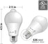 Bulb- 4 Pack, 10W(60W 806lm Bulb; A19, E26, (2700K AmeriTop Motion Sensor Light Equivalent) Motion Activated Dusk