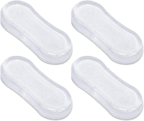 Sluswallow 4Pcs Toilet Seat Bumper Set, Silicone Strong Adhesive Toilet Seats Lid Bumpers,